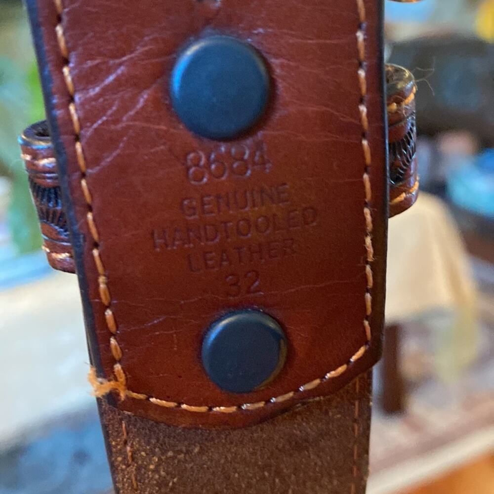 3D leather and bling belt - Picture 9 of 11